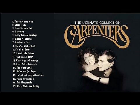 Carpenters Greatest Hits Songs Album🎵 Yesterday once more, Close to you