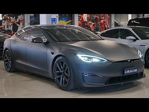 NEW 2023 Tesla Model S Plaid (1020hp) - Interior and Exterior Details