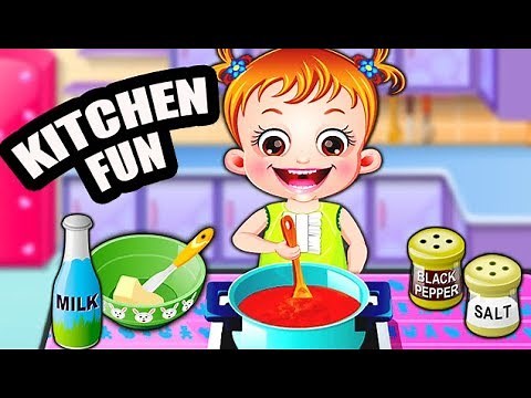 Baby Hazel in Kitchen | Fun Game Videos By Baby Hazel Games