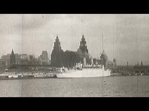 8mm footage of Liverpool docks in the 1950s