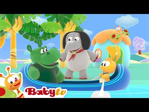 Row Your Boat 🛶 | Nursery Rhymes and Songs for kids | ‪@BabyTV‬