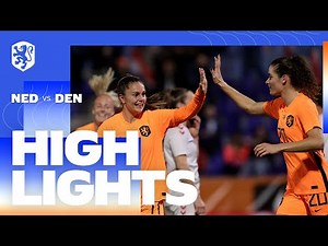 GOOD WIN! 🦁 Highlights OranjeLeeuwinnen - Denemarken (15/11/2022)