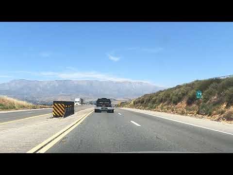 Scenic Drive from Hemet to Beaumont, California | SoCal Road Tour