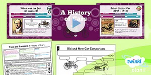 Automobile History Timeline: A History of Cars Lesson Pack