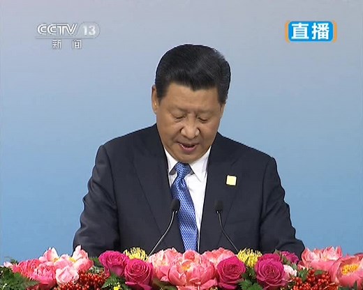 APEC工商领导人峰会开幕式 习近平发表演讲