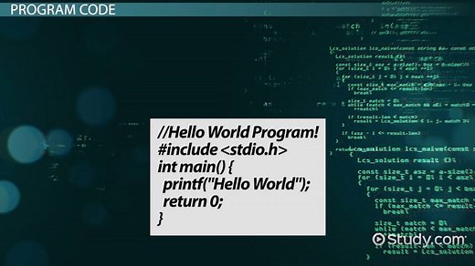 Practical Application for C Programming: ~'Hello World~' Program