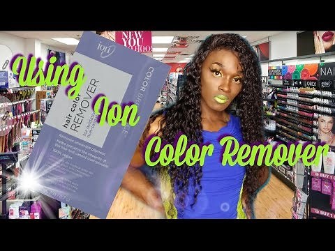 Using Ion Color Brilliance Color Remover/ Changing the color of YOUR Hair