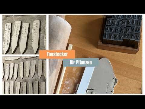 DIY Pflanzenschilder für Kräuter & Gemüse (ohne Brennen!)