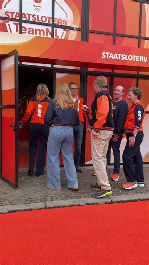 HOOG BEZOEK 👑🧡 #teamnl #teamnlhuis #olympics #milanocortina2026 #koningshuis #amalia #royals #visit