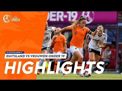 Highlights Duitsland - Vrouwen onder 19 (25/7/2019) Halve finale EK