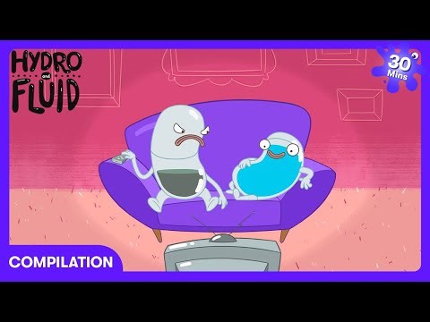 Hydro and Fluid - Slecht Humeur! | Kindertelevisie | WildBrain Gadget Garage - Nederlands