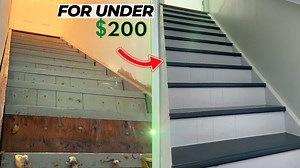 How to Remodel Stairs (DIY Basement Stair Makeover with Pictures) - AT Improvements