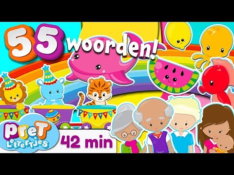 Educatieve Kinderfilmpjes • Pretlettertjes Special Woordjes Leren Peuter • Nederlands Gesproken