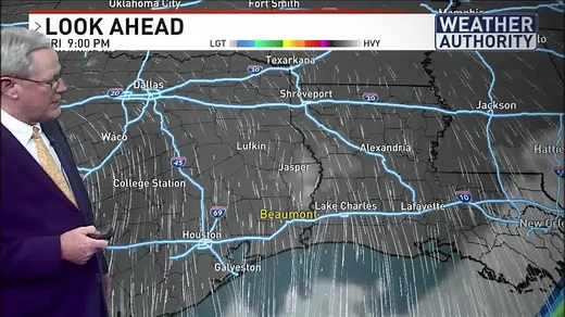 10PM WEATHER: KFDM/Fox 4's Chief Meteorologist Greg Bostwick delivers your forecast on temperatures dropping and what's to come in Southeast Texas. Watch here: | KFDM News