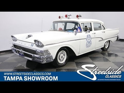 1958 Ford Custom 300 Police Car for sale | 1923 TPA