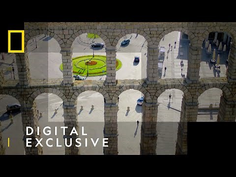 2000 Year Old Aqueduct in Spain | Europe From Above | National Geographic UK