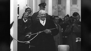 Eisenhower lassoed during 1953 inauguration