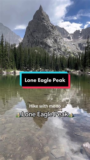 📍Indian Peaks Wilderness, ~18 miles roundtrip. Permit required for overnight camping. Such a beautiful spot! #hiketok #coloradohikes