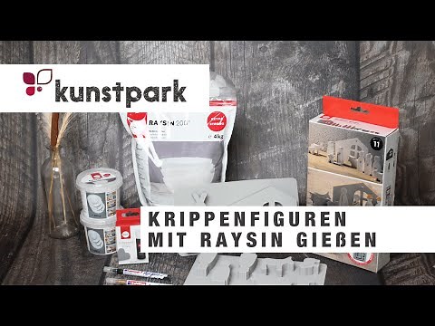 Krippenfiguren mit Raysin gießen - DIY Anleitung