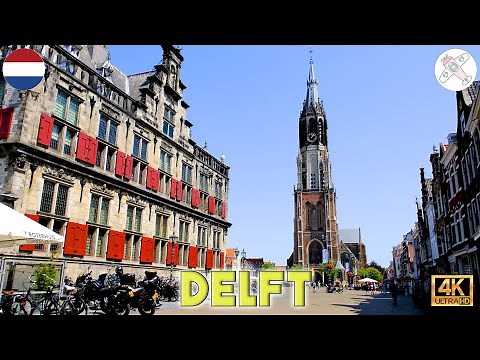 DELFT │NETHERLANDS. Explore Delft in 4K! Walk around with us and discover Delft in just 6 minutes.