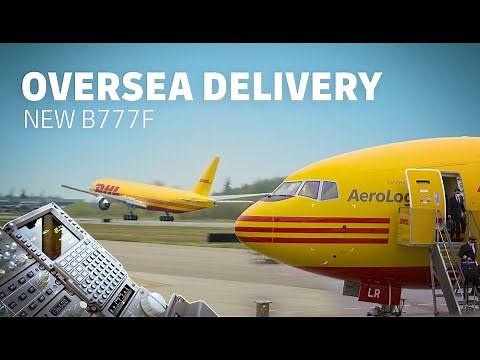 DHL Boeing 777F – First Transatlantic Flight -Takeoff and Landing