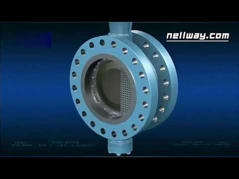 Spring return pneumatic butterfly valve