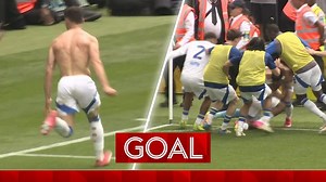 SCENES! Late Manor Solomon goal wins Championship title for Leeds!