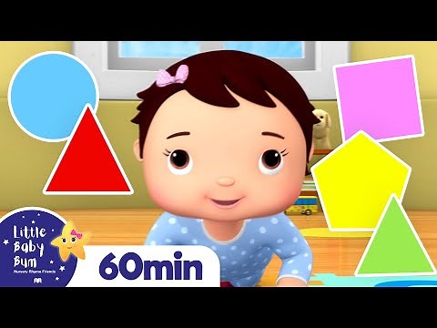 Color Shapes Song +More Nursery Rhymes and Kids Songs | Little Baby Bum