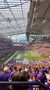 Today’s weather forecast inside U.S. Bank Stadium: 68, sunny, and a chance of SNOW! ❄️ | U.S. Bank Stadium