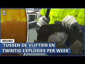 Bizar: lachgascilinder ontploft in Amsterdamse verbrandingsoven