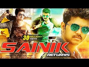 Sainik Returns | South Dubbed Hindi Movie | Vijay, Nayanthara