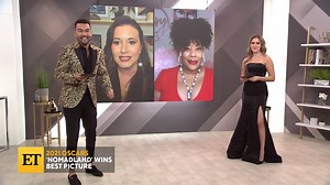 The show isn’t over just yet — we’re reliving the biggest moments of the night, presented by Hulu. | Entertainment Tonight