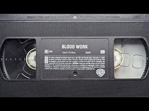 Blood Work VHS Pre-Show