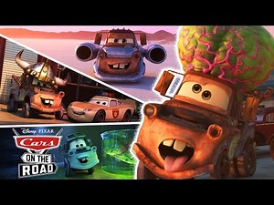 Mater's Best Moments from Cars on the Road! | Pixar Cars | ‪@disneyjr‬