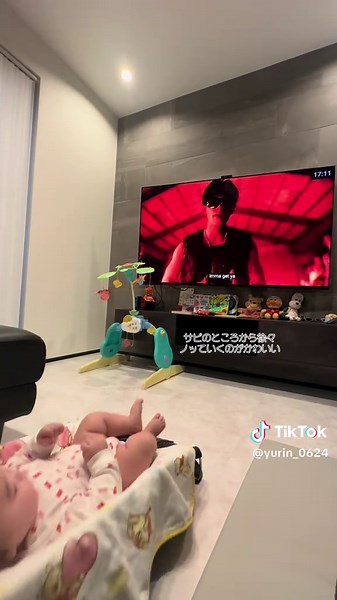 英才教育😎 Baby Boy生後4ヶ月ノリ方を覚えた👶🏼🫶 新曲聴いてノリノリベビー💚@PSYCHIC FEVER #psychicfever #PSYCHICFEVER #talktomenice #生後4ヶ月 #ttmnchallenge