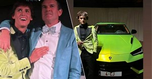 KIJK. Conrad Janssens (22) krijgt Lamborghini van 245.000 euro van vader Glenn tijdens extravagant verjaardagsfeest