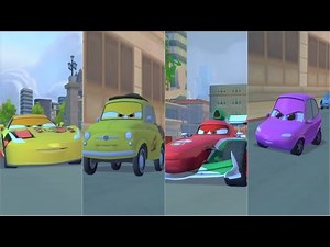 Cars 2 The Game Full Gameplay with Miguel Camino, Luigi, Francesco Bernoulli, Chuki London Race