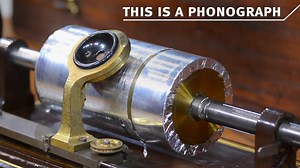 Behold, the phonograph 🔊 The first device to record and reproduce sound, showcased in the Ri theatre in 1878. | Royal Institution of Great Britain