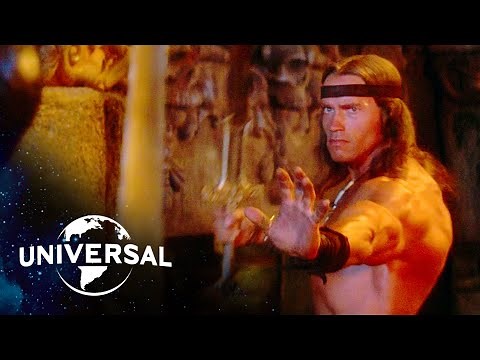 Conan the Destroyer | Arnold Schwarzenegger Battles His Way Out of a Crypt