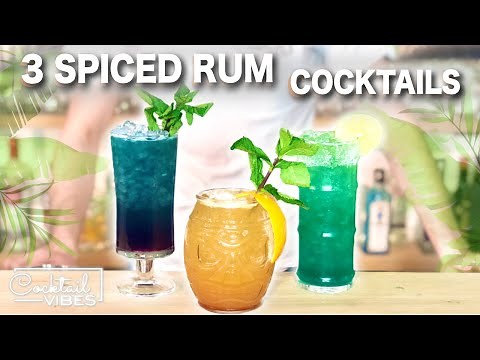 3 Delicious SPICED RUM Cocktails | Cocktail Recipes