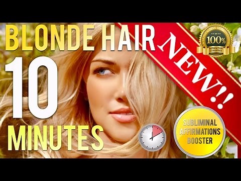 🎧 GROW BEAUTIFUL BLONDE HAIR IN 10 MINUTES! - SUBLIMINAL AFFIRMATIONS BOOSTER - REAL RESULTS DAILY