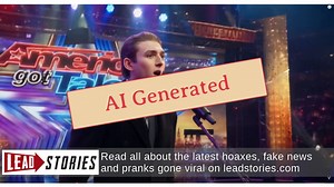 Fact Check: Video Of Barron Trump Singing On America's Got Talent Is AI Generated | Lead Stories