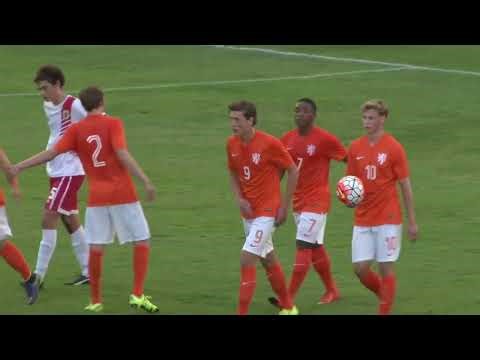7 oktober 2015 Nederland U19 Gibraltar U19 Goal Sam Lammers 2