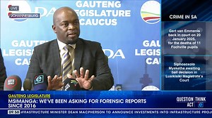"Panyaza lied to the nation and said there is new money that is coming from new streams that they have identified," says DA Gauteng Leader Solly Msimanga. Tune in to #eNCA #DStv403 #QuestionThinkAct | eNCAnews