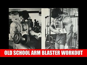 FRANCO'S OLD SCHOOL ARM BLASTER ROUTINE! THE ORIGINAL GOLDEN ERA ARM TRAINING METHOD FOR MASS!!