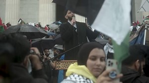Palestine: No Longer Faceless, Never Again Voiceless Dr. Omar Suleiman speech at the National Palestine March in Washington DC where over 35,000 protestors converged for the largest protest against U.S. foreign policy in the nation's capital in decades. Also found at: youtube.com/omarsuleimanofficial Video credit: American Muslims for Palestine | Omar Suleiman