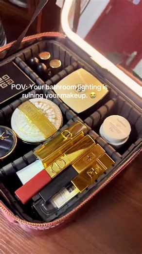 Struggling with Bad Bathroom Lighting for Makeup?