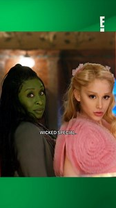 We had to get in on the magic. 🪄 Watch the Wicked special tonight at 11pm on E! ✨ | E! Entertainment