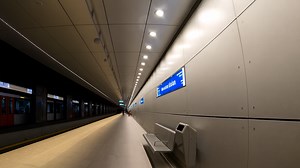 Amsterdam Central Station Metro Platforms – Netherlands (4K)