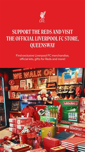 Your one stop shop for the latest LFC Kits, souvenirs, fashion clothing, accessories plus lots more. Visit the official LFC Store at Queensway Shopping Centre today! | Liverpool FC